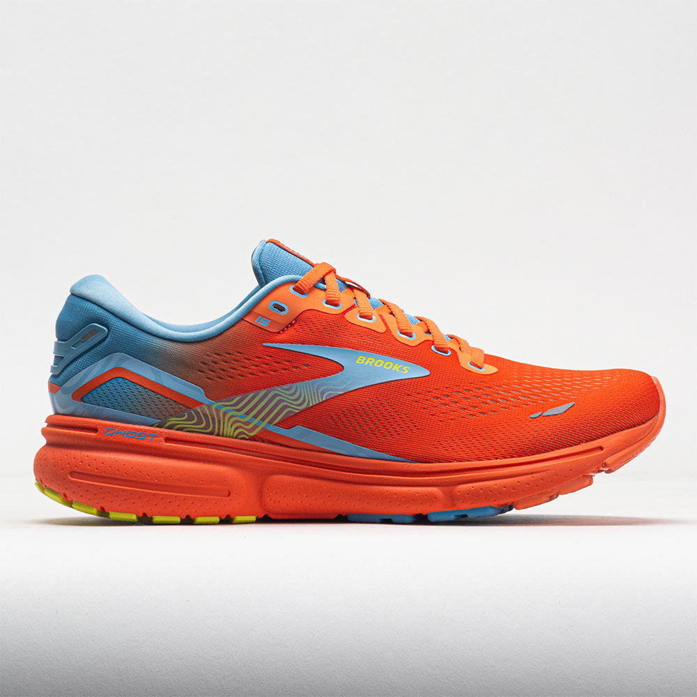 Brooks Ghost 15 Men's  Orange/Blue/Yellow