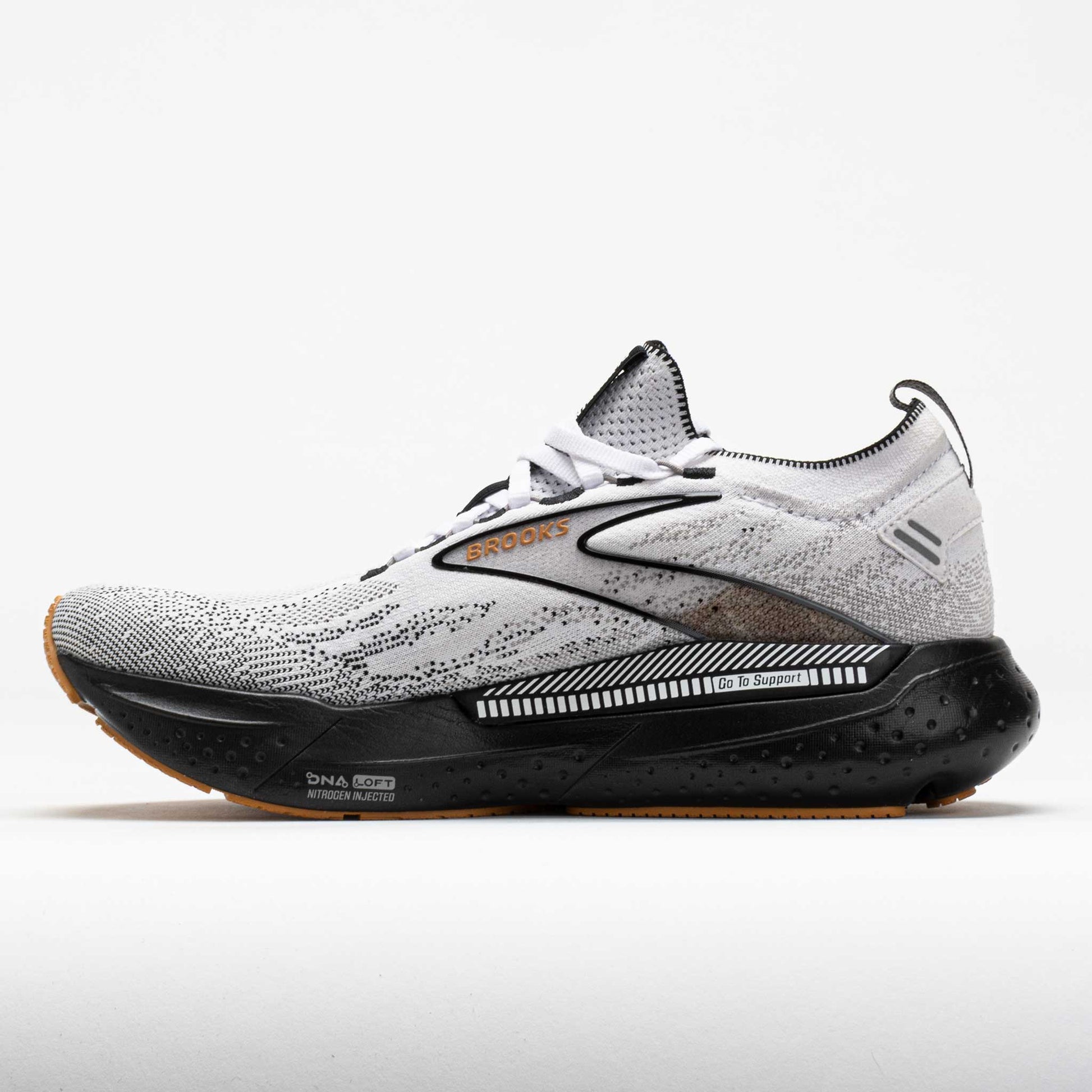 Brooks Glycerin StealthFit GTS 21 Men's  White/Grey/Black