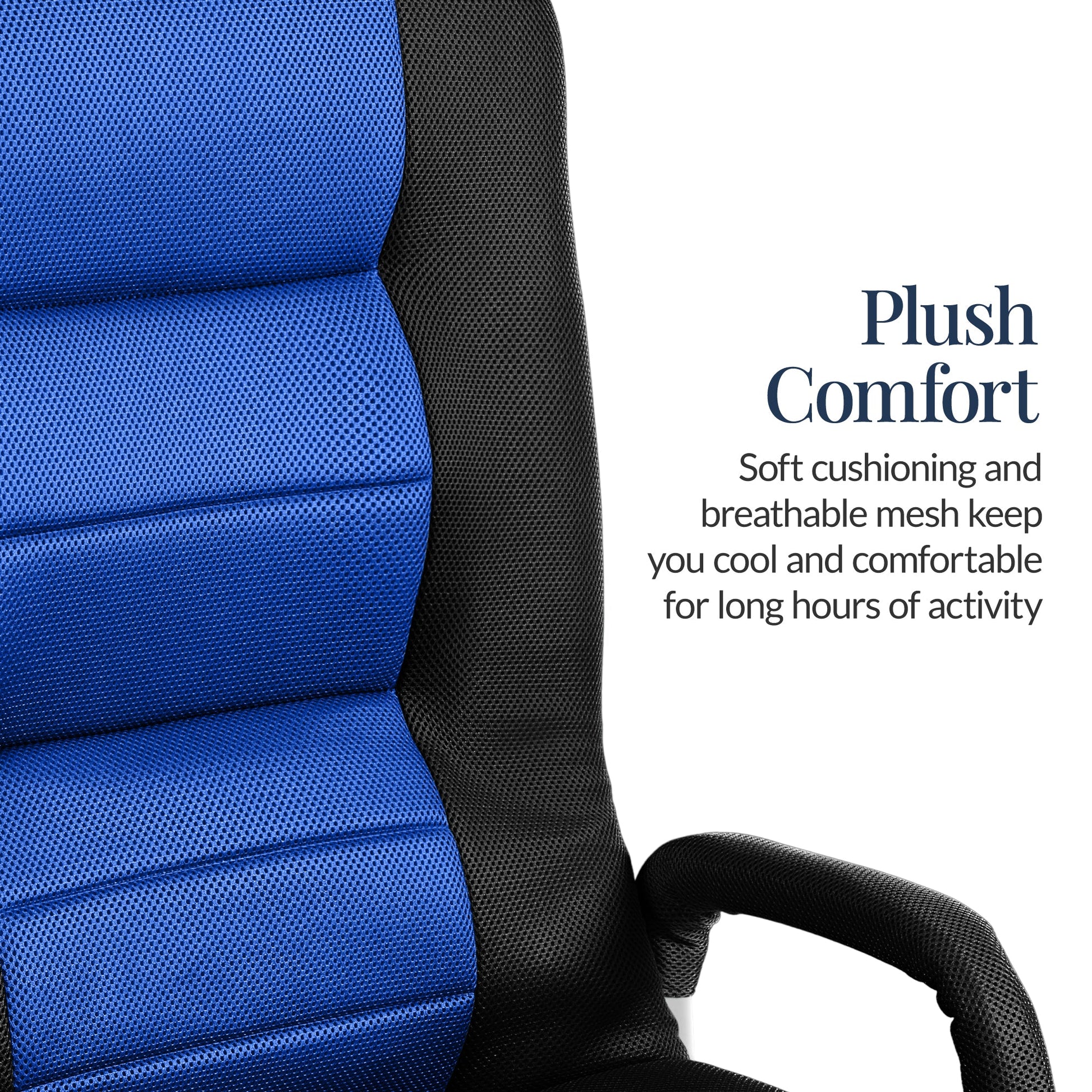Gaming Floor Chair w/ 360-Degree Swivel, Armrest, Adjustable Backrest