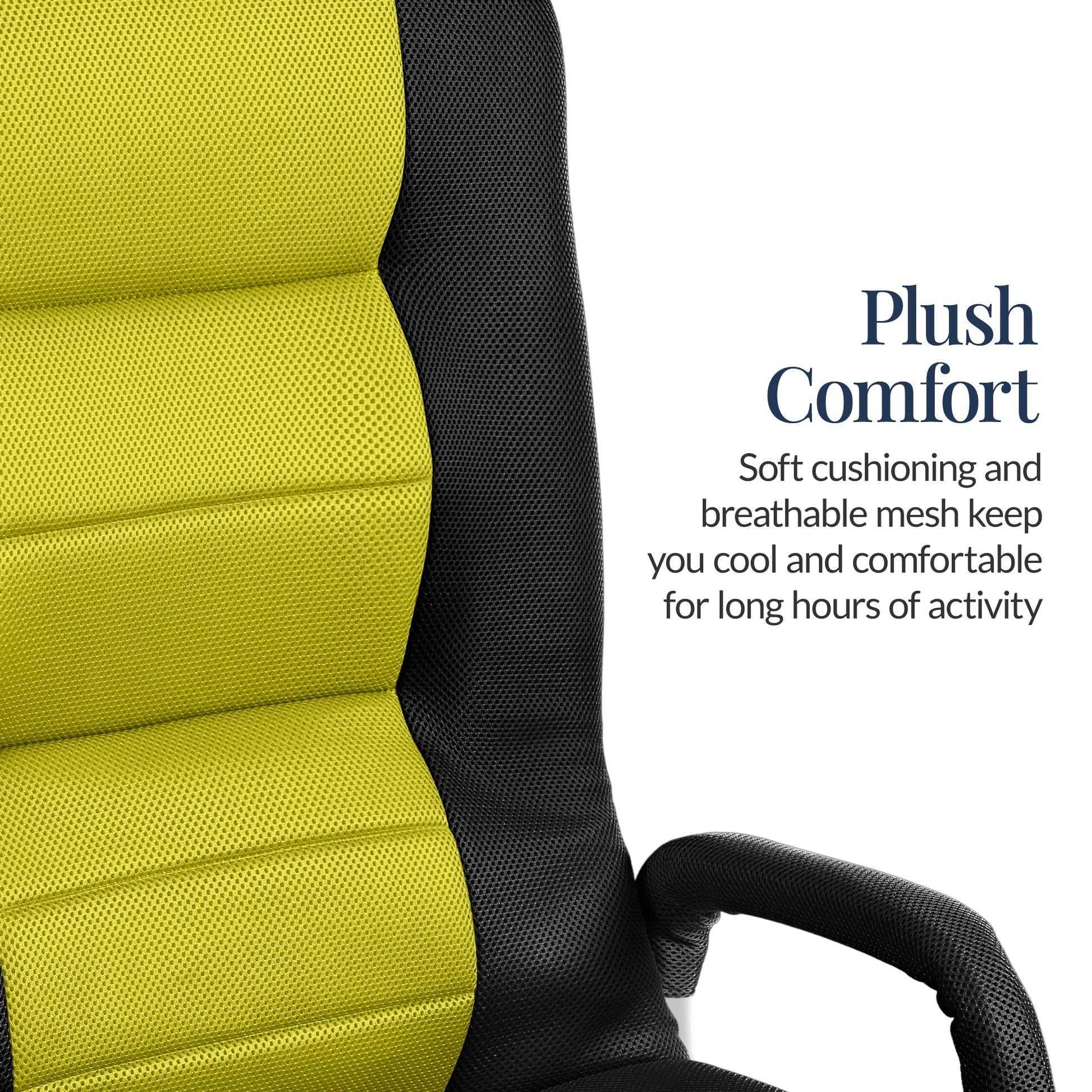 Gaming Floor Chair w/ 360-Degree Swivel, Armrest, Adjustable Backrest