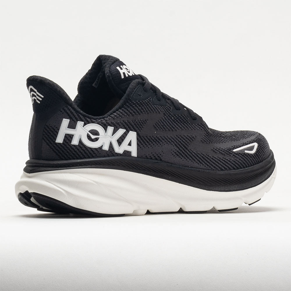 HOKA Clifton 9 Men's  Black/White