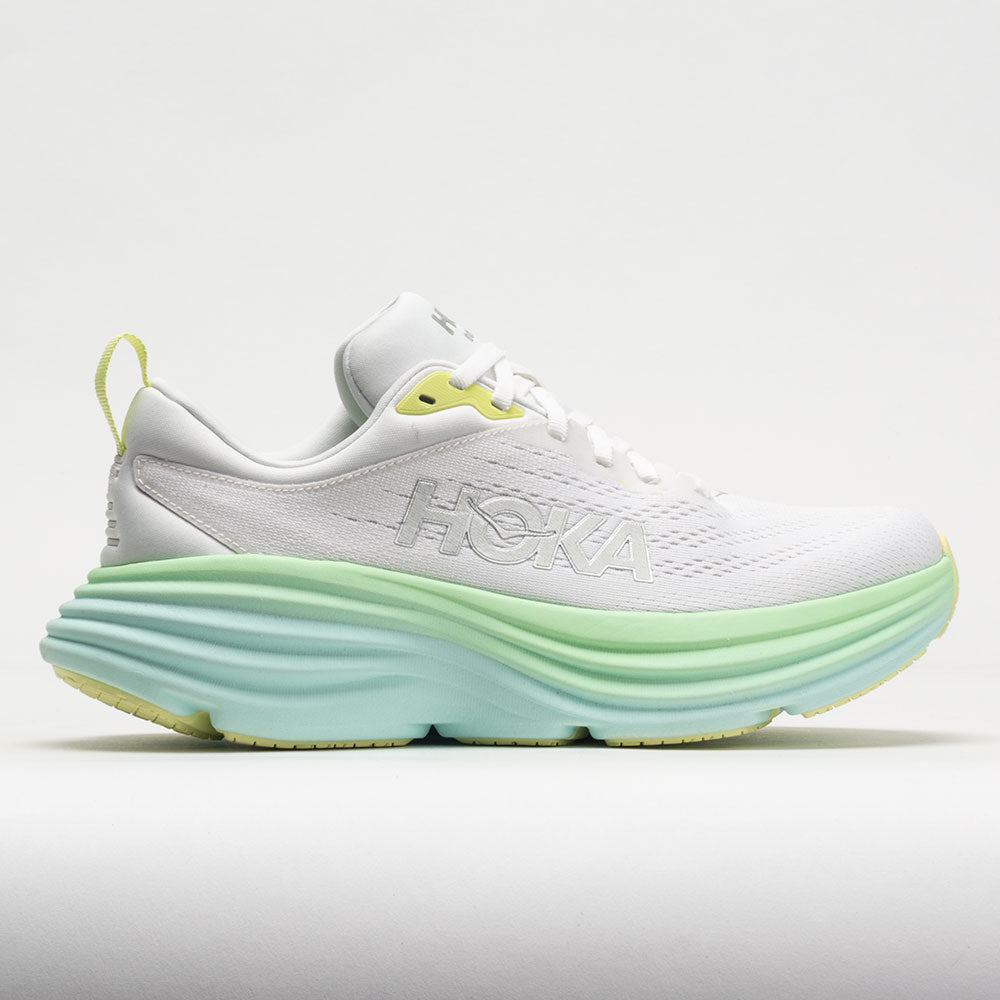 HOKA Bondi 8 Women's  Blanc de Blanc/Sunlit Ocean