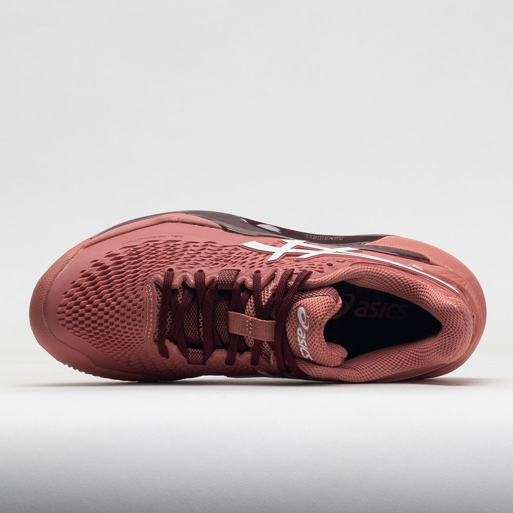 ASICS GEL-Resolution 9 Clay Women's  Light Garnet/White