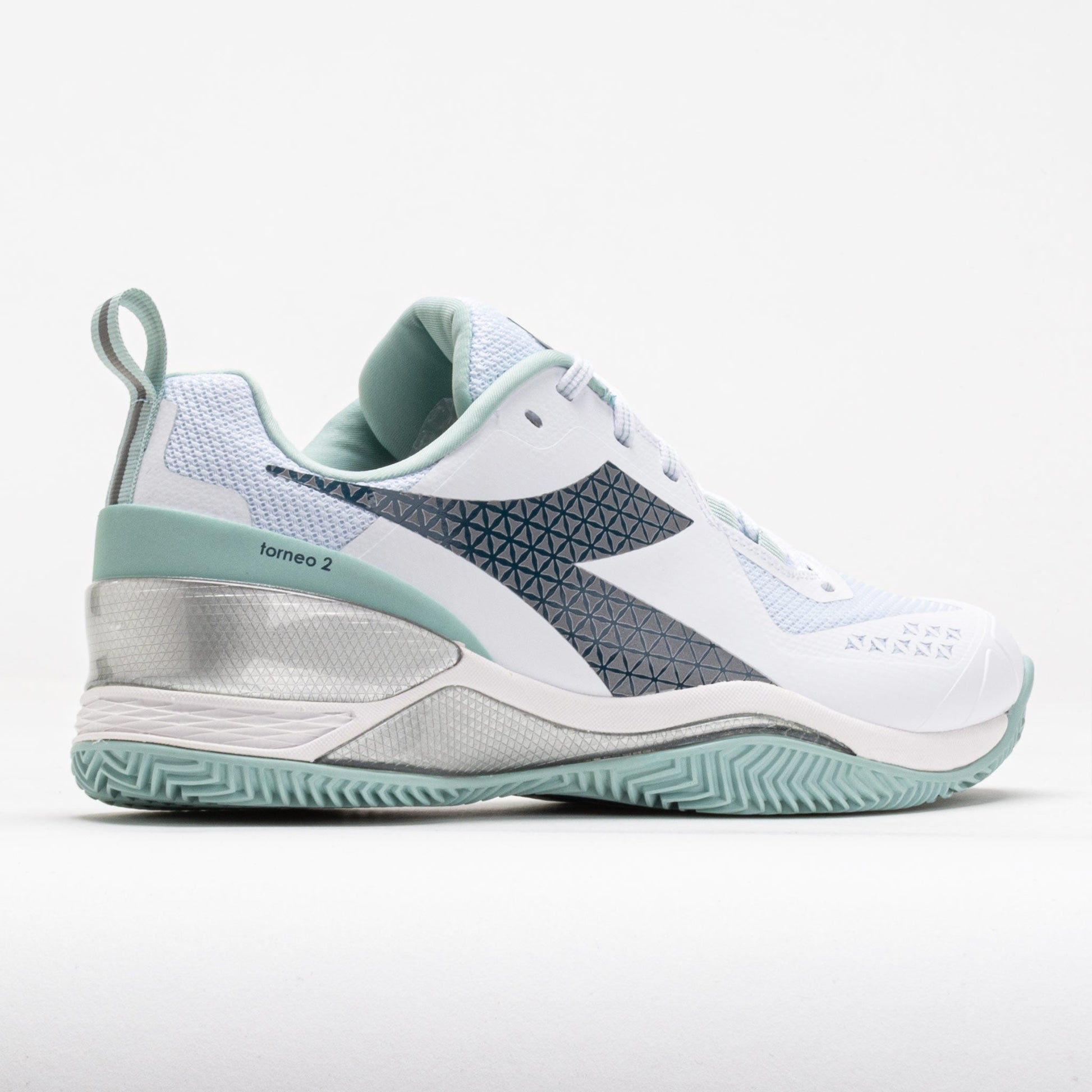 Diadora Blushield Torneo 2 Clay Women's  White/Legion Blue/Surf Spray