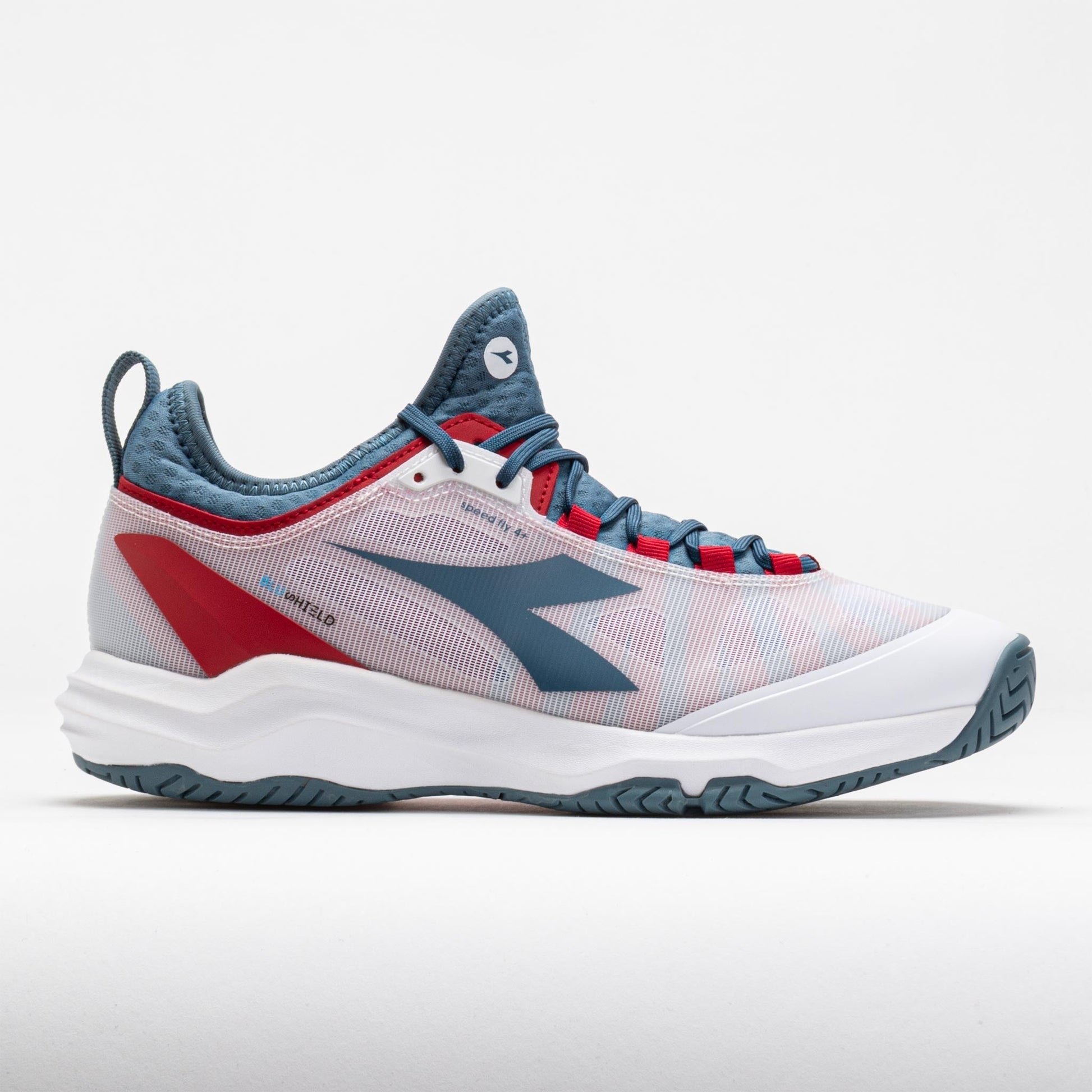 Diadora Speed Blushield Fly 4+ AG Men's  White/Oceanview/Salsa