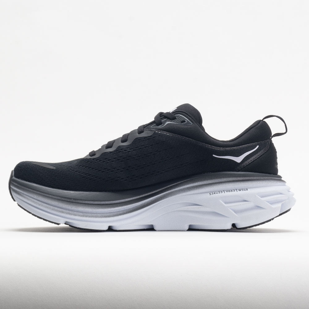 HOKA Bondi 8 Women's  Black/White